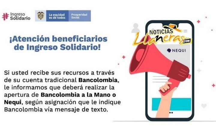 Ingreso Solidario realizó cambios para los beneficiarios ...